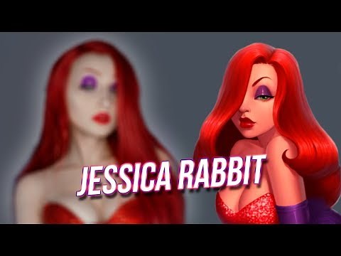 JESSICA RABBIT MAKEUP TUTORIAL | transformation