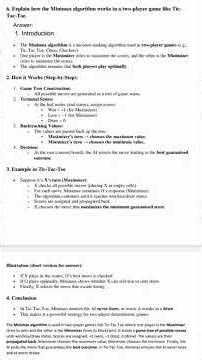 This is how the Minimax algorithm works in a two-player game like Tic-Tac-Toe #ai #engineering