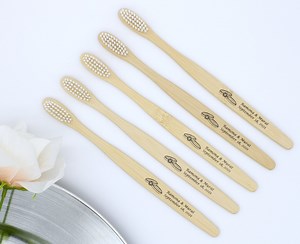 Personalized Bamboo Wedding Toothbrushes - Etsy