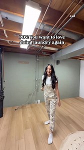 We LOVE to do laundry again thanks to our space-saving LG WashCombo. It’s a washer & dryer all-in-one, and not only does it save space, it saves us time by completing a full cycle in as fast as 2 hours without having to transfer clothes! You can put it almost anywhere in your home because it plugs into a standard 120V plug AND is ventless. We can also control the LG WashCombo from anywhere with the ThinQ® app on our phone & get notifications when a cycle is done. Laundry just got a whole lot eas