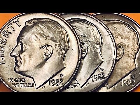 US 1982 - Rare P and D Dimes United States