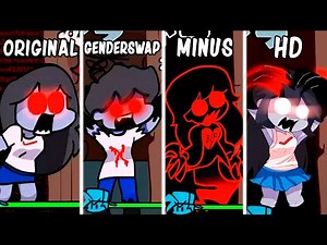 Sky: Original Vs Genderswap Vs Minus Vs HD - Friday Night Funkin'