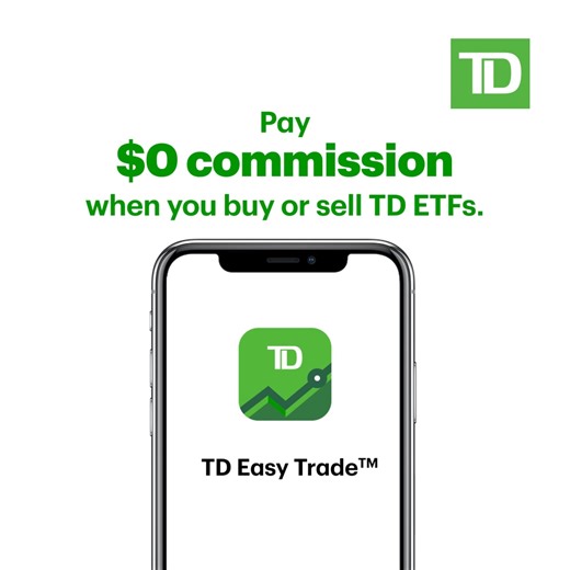 133 reactions · 10 comments | With TD Easy Trade™, you can unlock affordable investing. Pay $0 commission fees on TD ETFs and your first 50 stock trades. | TD | Facebook