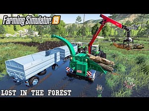 Turning Degraded Logs Into Wood Chips - Farming Simulator 19 Timelapse