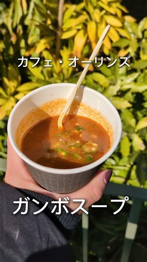 暖かスープ 【2026/01/29】#ディズニー #カフェオーリンズ#ガンボスープ