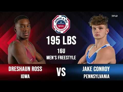 2023 16U MF U.S. Marine Corps Nationals: Dreshaun Ross vs Jake Conroy: 195 Ibs Finals