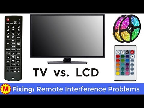 How to fix a TV and LED light IR remote control interference problem with 3D printing||Electronic