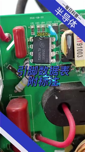 SD6835的引脚数据表都是什么意思？
