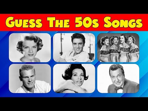 Guess the 50s Songs - 50s Most Memorable Songs | 1950 Songs