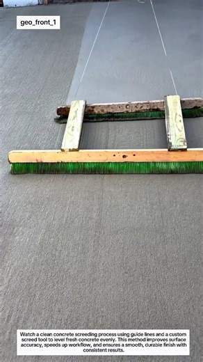 Perfect Concrete Screeding Technique for a Flat, Professional Finish