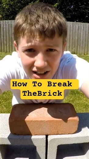 How to Break the Brick | #howtobasic #howtobasic #easy #howto #tips #tipsandtricks