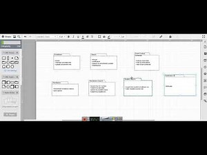 Package Diagram of Examination system using LucidChart