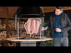 THIS is why I love grilling BBQ RIBS over open fire