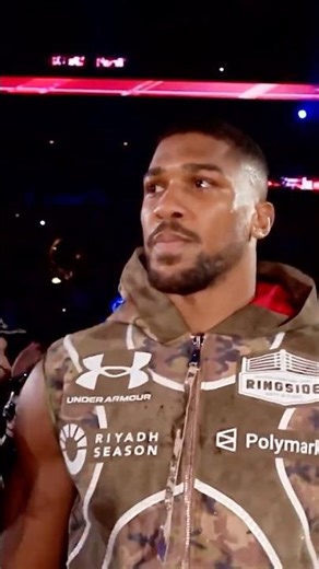 ANTHONY JOSHUA ENTERS THE RING 🥊