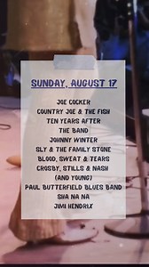 173K views · 6.8K reactions | “That’s what means the most to me – the connection to one another felt by all of us who worked on the festival, all those who came to it, and the millions who couldn’t be there but were touched by it.” -Michael Lang As one of the original co-creators of Woodstock once said... ✌️ Photos courtesy of Getty Images. | Woodstock | Facebook