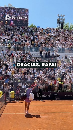 320K views · 7K reactions | Ten-time champion Rafa Nadal bows out in Rome for the final time! 凉 | Tennis TV | Facebook