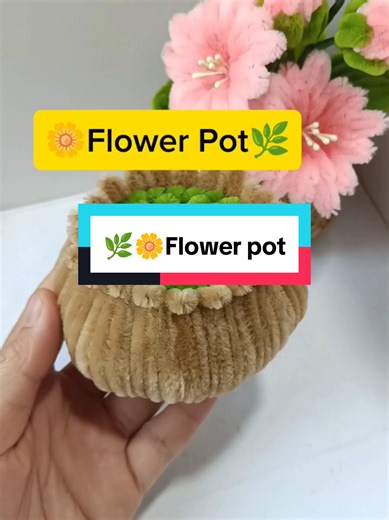 DIY Pipe Cleaner Flower Pot Tutorial