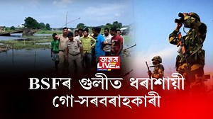 648K views · 10K reactions | BSFৰ গুলীত ধৰাশায়ী গো-সৰবৰাহকাৰী | Asom Live 24 | Facebook