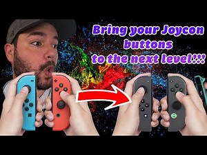 Make your Joycon pretty with eXtremeRate colored buttons (4BvEjlIdLns) - DIY tutorial & review