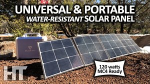 Premium 120W portable waterproof solar panel! Bluetti SP120 solar panel review