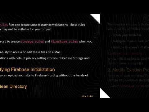 How to Upload Your Website on Firebase Hosting Without storage.rules and firestore.rules Files