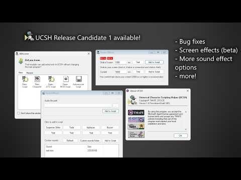 A new UCSH build is available for testing! (Release Candidate 1)