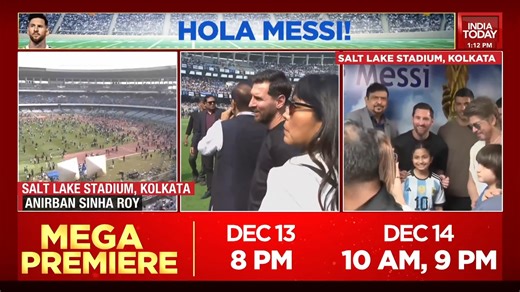 102K views · 1.7K reactions | Tribute to Messi turn messy! Anirban Sinh Roy gets us this ground report. #Football #LionelMessi #Kolkata #GOATIndiaTour | India Today | Facebook