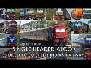 Diesel Locomotive ALCO Train Videos Indian Railways