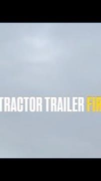 Tractor trailer fire on I-285