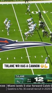 Jimmy Callaway has a ROCKET of an arm 😱 #cfb #collegefootball #football #tulane | College Football from B/R