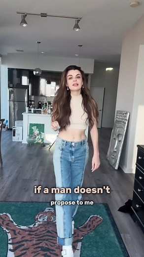 Yanina Makoviy | Making viral videos on Instagram: "A man knows! He knows if he wants to marry a girl or not. So if you’re not at least talking marriage in a year, that could raise some questions 🤔 What do you think? Jeans: @mango Top: @sheinofficial @shein_us Boots: @dollskill Purse: @michaelkors #marriage#dateformarriage #seriousrelationship #inlove#wedding#girlsgirl#womensupportingwomen#womensupportwomen #trending"