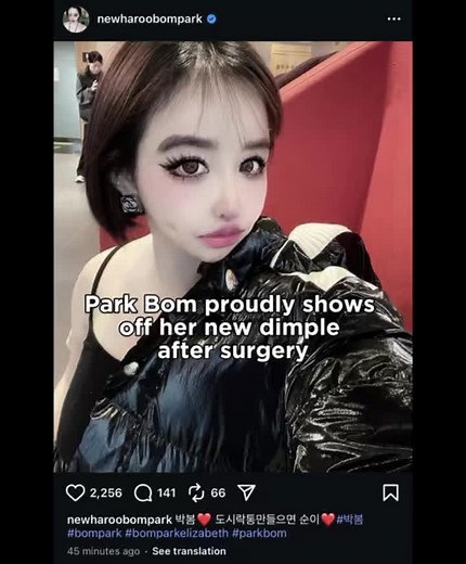 Park Bom's Stunning Plastic Surgery Transformations