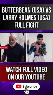 Butterbean vs Holmes Boxing Full Match | Legendary Heavyweight Fight
