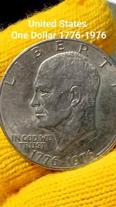 United States One Dollar 1776-1976 Eisenhower Dollar Bicentennial 1 Dollar #coins #fbreels | Ana's Secret