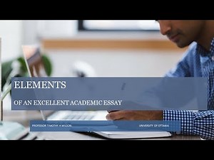 ENGLISH 1120 -- Lecture 7: How to Write a Research Essay