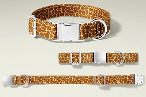 Giraffe Dog Collar, Robust, Handmade, Adjustable, Stylish, Comfortable, With Click Closure, Handcrafted for Small and Large Dogs - Etsy