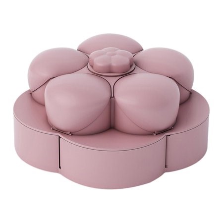 Petal-shapedRotatingDualLayerSnackServingTraySectionalCandyNutBoxSnackTrayWithPhone - Walmart.ca