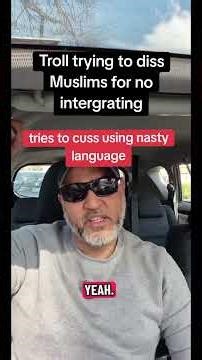 Troll trying to diss Muslims for no intergrating #britishmuslims #ukmuslims #muslim #muslimah