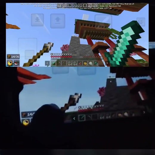 HANDCAM AND GAMEPLAY #minecraft #minecraftgameplay #gaming #gameplay #handcam