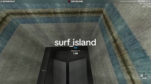 [surf_island] T1 Notice how I miss that head board #momentummod #smooth #strafe #surf #csssurf