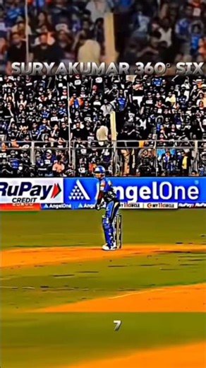 Suryakumar 360° shot six😱 Suryakumar six #shorts