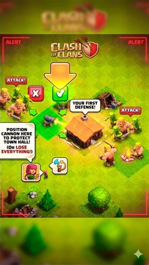 Clash of Clans: Day 1 of My Kingdom! 👑 #clashofclan #clashroyale #shortvideo #shorts #game #oldgame