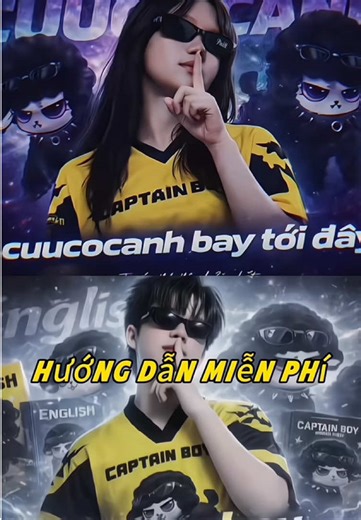 Hướng dẫn làm poster ngầu cho Captain Boy