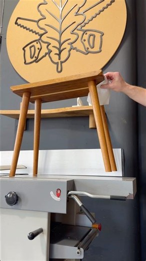Leveling Stool Legs with a Tablesaw Jig + Beautiful Iroko & Ash Finish