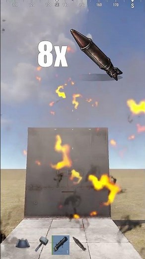 How Much Rockets For Each Wall #rust #basebuilding #rusttutorial
