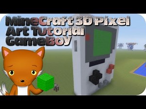 MineCraft 3D Pixel Art Tutorial - GameBoy