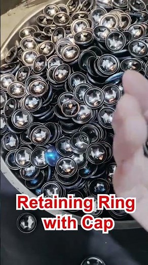 Retaining Ring with Cap Installation-JM Hardware®#fasteners #machine #factory #installation #jm