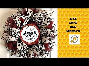 Learn how to make a Dog Wreath