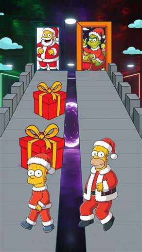 Bart vs Homer Simpsons! 407% #animation