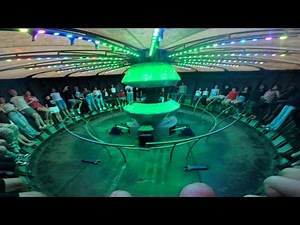Alien Abduction gravitron ride at Bluegrass Fair (June 15th, 2025)